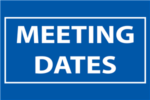 Meeting Dates 